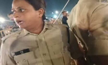 Sidhi news:वर्दी में बिगड़े बोल,महिला आरक्षक अंजू जायसवाल का वीडियो वायरल 20251025 203126 News E 7 Live