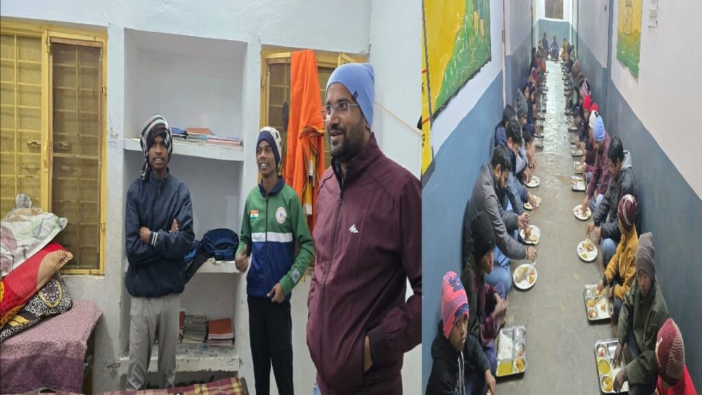 Sidhi news:एसडीएम का औचक निरीक्षण: एकलव्य विद्यालय छात्रावास की व्यवस्थाओं का लिया जायजा, छात्रों के साथ किया भोजन 10 20251220 172030 News E 7 Live