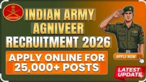 भारतीय वायु सेना में अग्निवीर पदों पर हो रही भर्ती, 10th पास कर सकते हैं अप्लाई