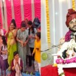 सीधी के कुआ ग्राम में गूंजा भक्ति का स्वर, गोवर्धन पूजा प्रसंग ने मोहा सभी का मन