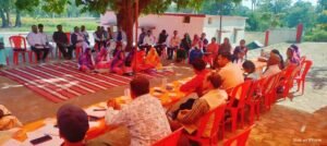 Sidhi news:ग्राम पंचायत करमाई में जीपीडीपी निर्माण हेतु एक दिवसीय प्रशिक्षण आयोजित