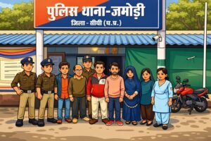 Sidhi news:सीधी पुलिस की बड़ी कार्रवाई: जमोड़ी पुलिस ने 06 वारंटियों को किया गिरफ्तार, एक स्थाई वारंटी भी शामिल