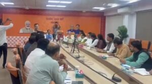 भाजपा प्रदेश कार्यालय में बड़ी बैठक, आगामी कार्यक्रमों और संगठन मजबूती पर मंथन