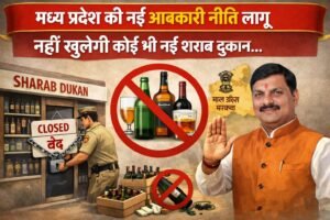 मध्य प्रदेश की नई आबकारी नीति लागू,नहीं खुलेगी कोई भी नई शराब दुकान