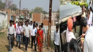 Sidhi news:सीधी: संकल्प से समाधान शिविर में पहुंचे कलेक्टर, नागरिकों की सुनी समस्याएं