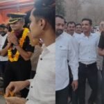 गृह जिला पहुंचे युवा लेफ्टिनेंट, नागरिकों ने किया गर्म जोशी से स्वागत अभिनंदन