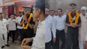गृह जिला पहुंचे युवा लेफ्टिनेंट, नागरिकों ने किया गर्म जोशी से स्वागत अभिनंदन