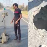 NH-39 पर ‘पाताल सुरंग’ का खतरा,अमिलई गांव में सड़क धंसी, 2 दिन में 3 बड़े हादसे,प्रशासन बेखबर 