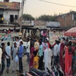 अमिलिया बाजार में फिर लगा लंबा जाम, यातायात व्यवस्था पर उठे सवाल