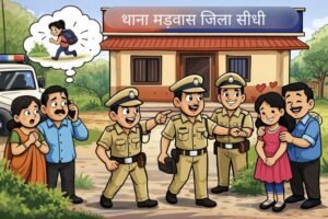 Sidhi news:सीधी पुलिस की तत्परता: मडवास पुलिस ने सतना से सकुशल बरामद की नाबालिग बालिका