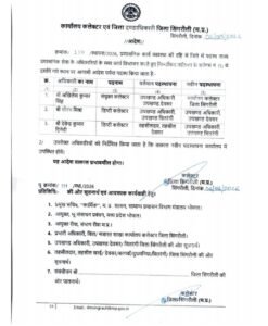 प्रशासनिक फेरबदल मे अखिलेश कुमार सिंह बने देवसर एसडीएम, सौरभ मिश्रा चितरंगी भेजे गए,कलेक्टर ने जारी किया आदेश
