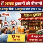 रीवा में शराब दुकानों की नीलामी तेज17 में से 13 समूह बिके, 4 समूहों की बोली आज से फिर शुरू