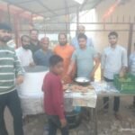 चुरहट के झदवा धाम बूढ़ी माता मंदिर में अभ्यंत गुरुकुलम द्वारा भंडारे का आयोजन