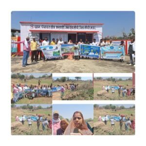 करवाही ग्राम पंचायत में जल संरक्षण की मुहिम तेज, तालाब परिसर में चला सफाई अभियान।