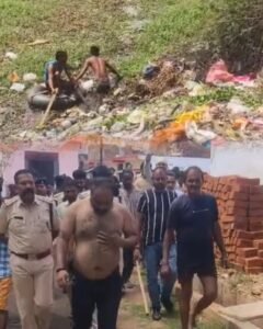 पानी में छुपा ‘शातिर’, पुलिस की पकड़ से नहीं बच पाया,5 घंटे तालाब में चला हाई-वोल्टेज ड्रामा