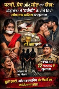 “पत्नी, प्रेम और मौत का खेल,‘डकैती’ के पीछे छिपी खौफनाक साजिश का खुलासा”