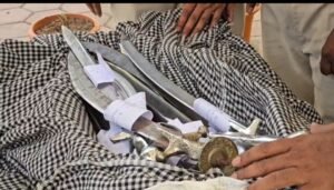 29 तलवारों के साथ हरियाणा का युवक गिरफ्तार, शहर में कर रहा था अवैध सौदेबाजी