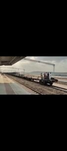 चुरहट में गूंजी ट्रेन की पहली सीटी, सीधी रेल परियोजना ने पकड़ी रफ्तार