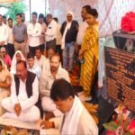 Sidhi news:5 करोड 25लाख के नवीन जनपद भवन भूमि का धौहनी विधायक ने किया भूमिपूजन