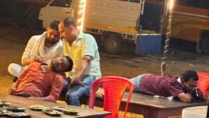 भाजपा युवा मोर्चा नेताओं में आधी रात संग्राम,शराब के नशे में भिड़े पदाधिकारी, वीडियो वायरल होने से मचा बवाल