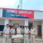 अमिलिया में गांजा खेती का खुलासा,पुलिस दबिश पड़ते ही खेत छोड़ भागा आरोपी, लाखों की अवैध फसल नष्ट
