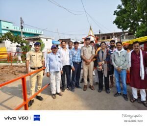 मलमास मेले की तैयारियां तेज,नायब तहसीलदार एकता शुक्ला व थाना प्रभारी केदार परौहा ने बढ़ौरा मेले का किया निरीक्षण”