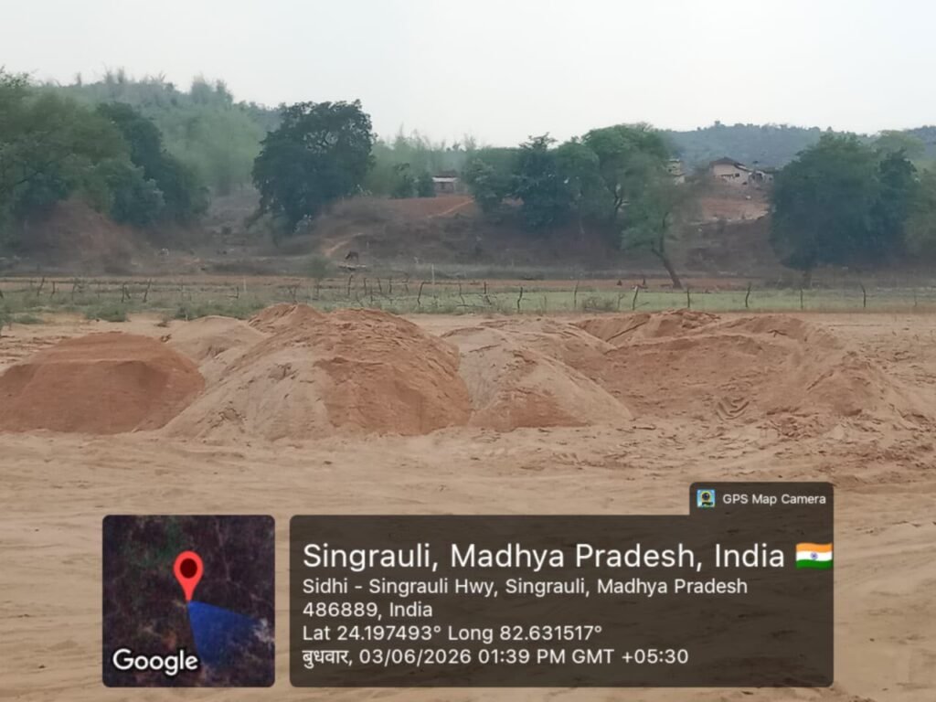 अवैध रेत भंडारण पर बड़ी कार्रवाई,160 घन मीटर रेत जब्त 10 IMG 20260604 WA0024 News E 7 Live