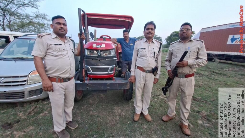 सोन नदी के खड़बड़ा घाट पर बड़ी कार्रवाई: अवैध रेत उत्खनन में लिप्त ट्रैक्टर-ट्रॉली जप्त 9 IMG 20260608 WA0004 News E 7 Live