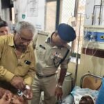 सीधी में थाना प्रभारी पर टांगी-हंसिए से जानलेवा हमला, सड़क जाम हटाने पहुंचे थे पुलिस अधिकारी; पांच नामजद आरोपी, एसपी पहुंचे अस्पताल