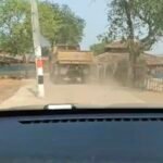 सिरसी घाट पर खनिज विभाग का बड़ा एक्शन, भागते रहे माफिया, पीछा करती रही टीम