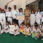 सेफ क्लिक 2.0 अभियान के तहत एकलव्य विद्यालय टमसार में चित्रकला प्रतियोगिता व नुक्कड़ नाटक का आयोजन