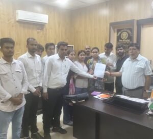 छात्र संगठन सामाजिक कार्यकर्ता सोनम वांगचुक के जीवन बचाने हेतु राष्ट्रपति को सौंपा ज्ञापन