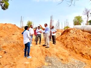 निर्माणाधीन जनपद पंचायत कार्यालय भवन का कलेक्टर ने किया निरीक्षण, गुणवत्ता पर दिया विशेष जोर!
