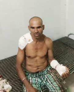 गोतरा निवासी इंदल सिंह पर भालू ने किया हमला, हाथ और सिर में गंभीर चोट